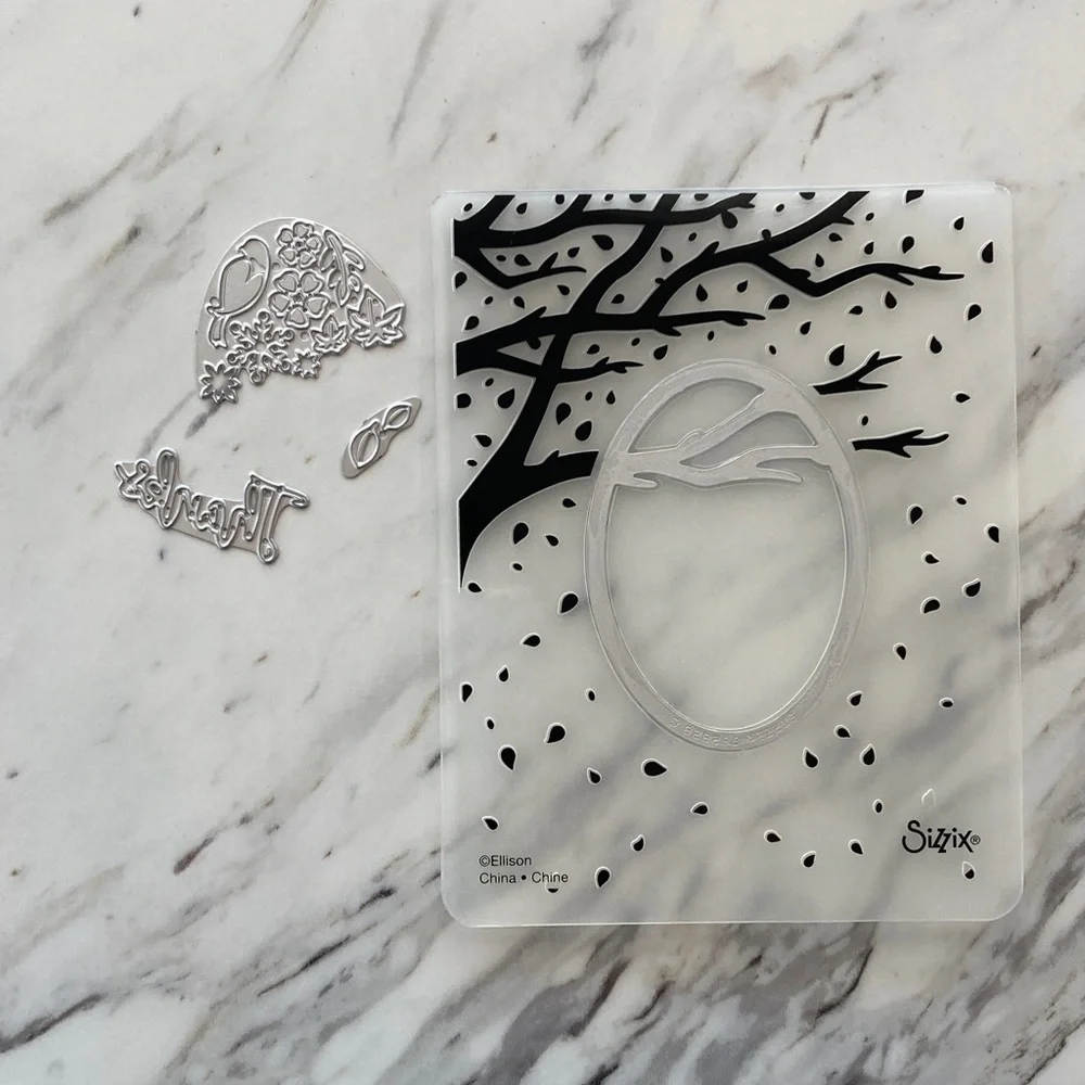 Sizzix Impresslits Changing of the Seasons Cut and Emboss Folder and Dies